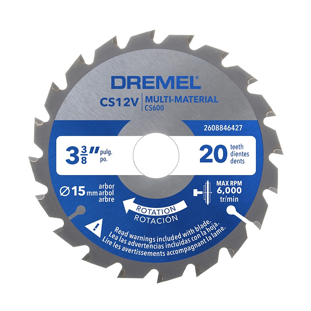 Dremel CS600 Blueprint Multi-Material Compact Saw Blade with Carbide Tips