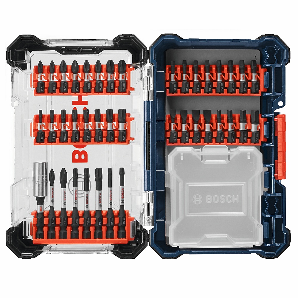 Bosch SDMSD40 40 pc. Driven Impact Screwdriving Custom Case Set