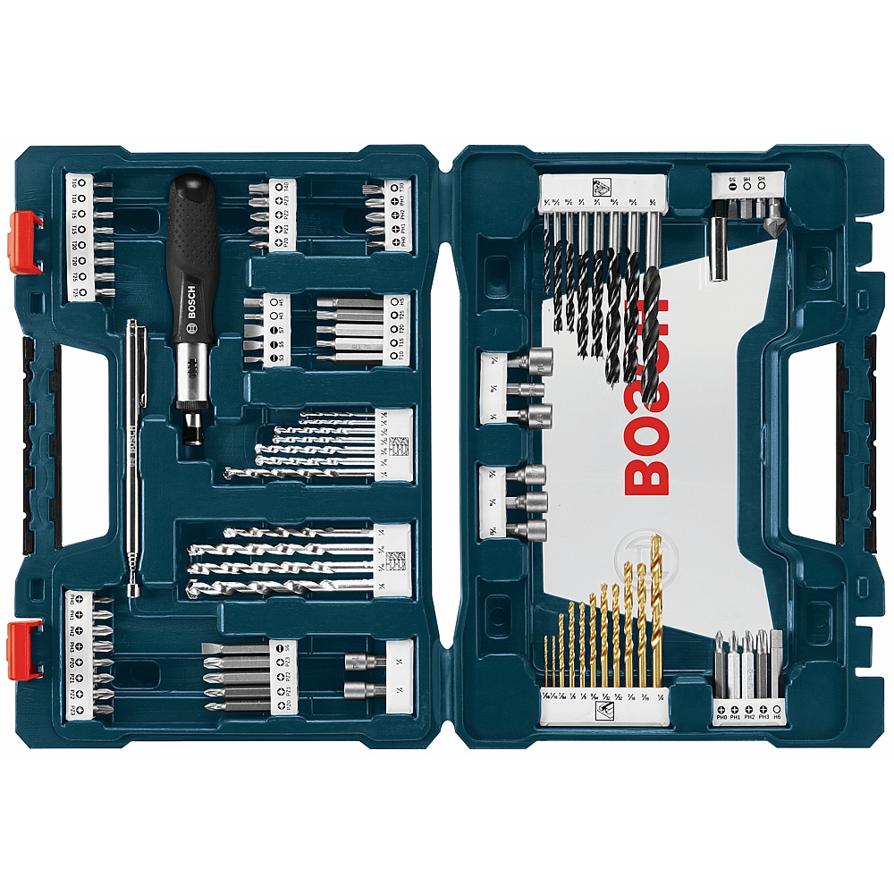 Bosch MS4091 91 pc. Drilling and Driving Mixed Bit Set
