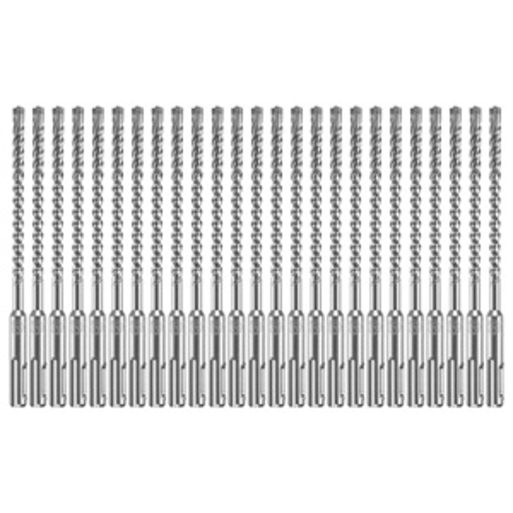 Bosch HCFC2041B25 25 pc. 1/4 In. x 4 In. x 6 In. SDS-plus® Bulldog™ Xtreme Carbide Rotary Hammer Drill Bits