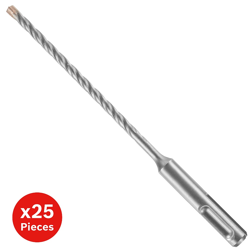 Bosch HC4C2011B25 3/16 In. x 4 In. x 6 In. SDS-plus® Bulldog™ Tough Rotary Hammer Bit - 25 Pack