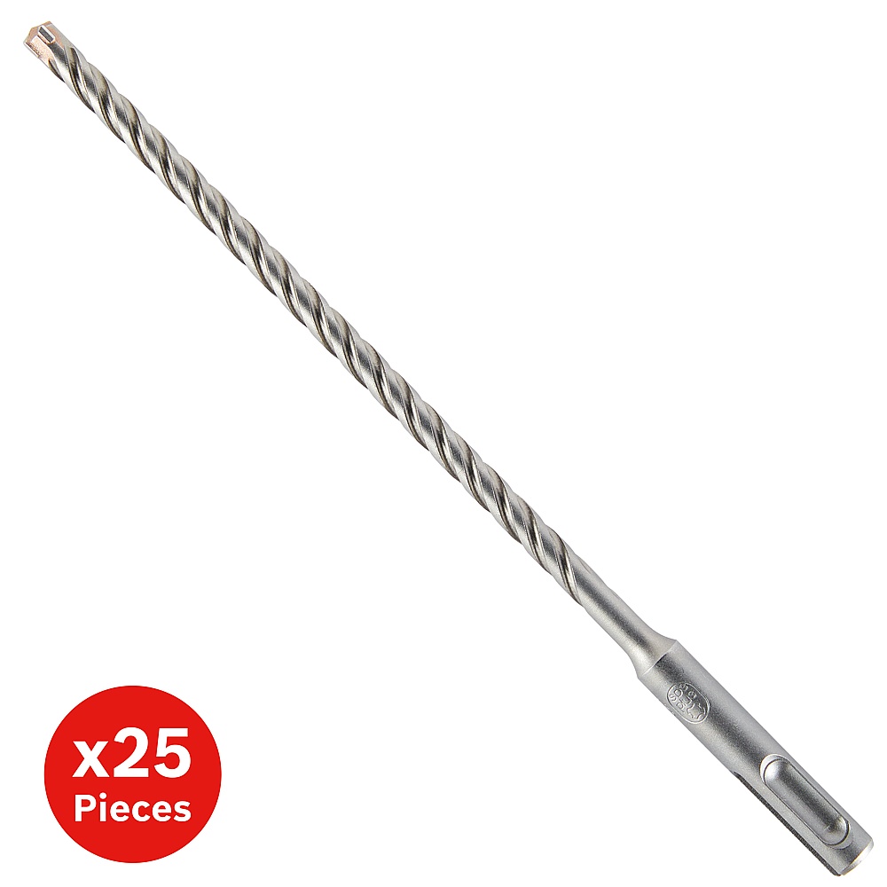 Bosch HC4C2042B25 1/4 In. x 6 In. x 8 In. SDS-plus® Bulldog™ Tough Rotary Hammer Bit - 25 Pack