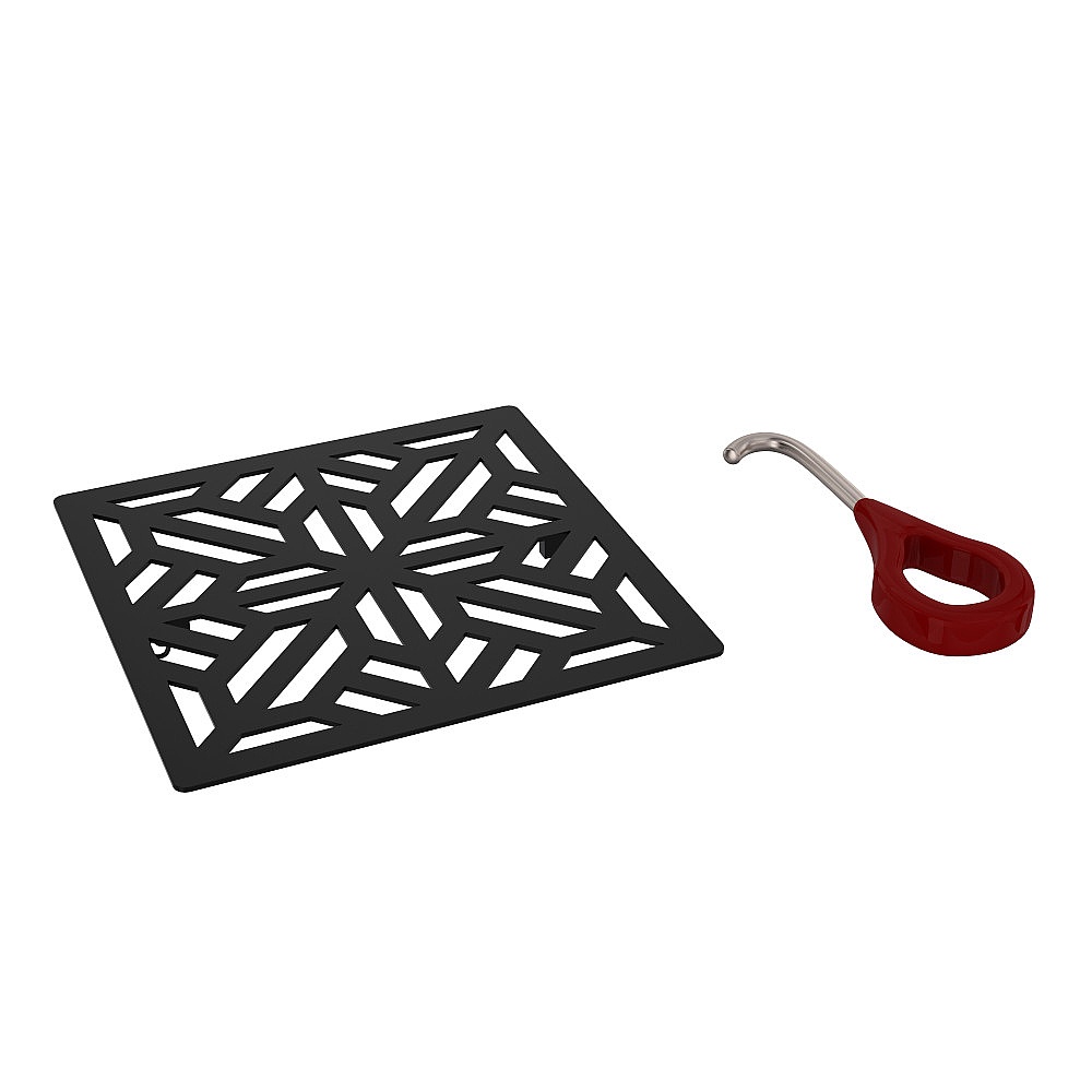 Rohl DC3144MB Mosaic Decorative Drain Cover - Matte Black