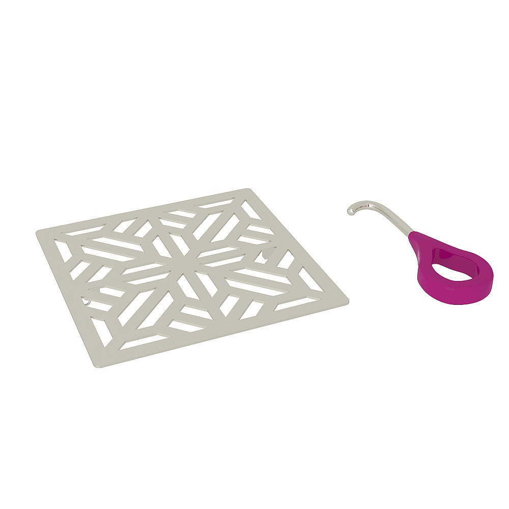 Rohl DC3144PN Mosaic Decorative Drain Cover - Polished Nickel