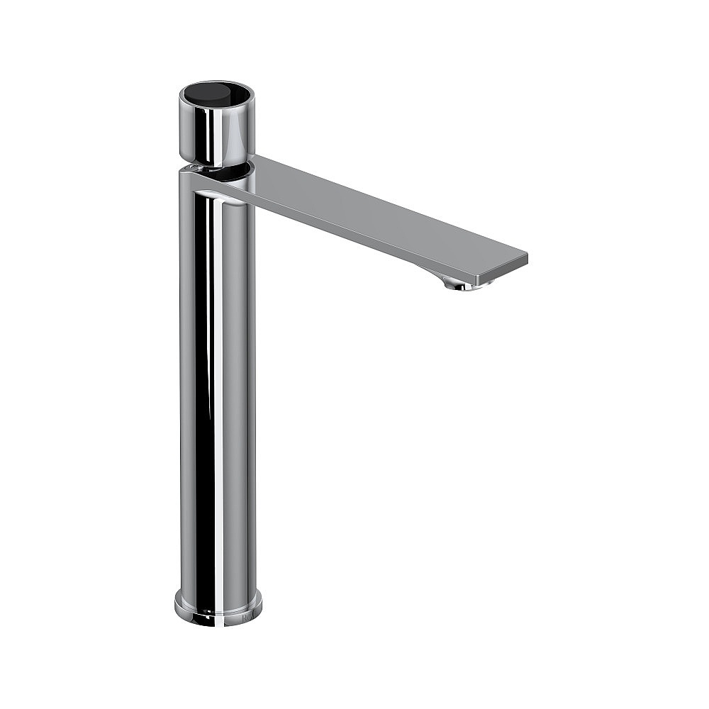 Rohl EC02D1IWPCB Eclissi™ Single Handle Tall Lavatory Faucet - Polished Chrome/Matte Black