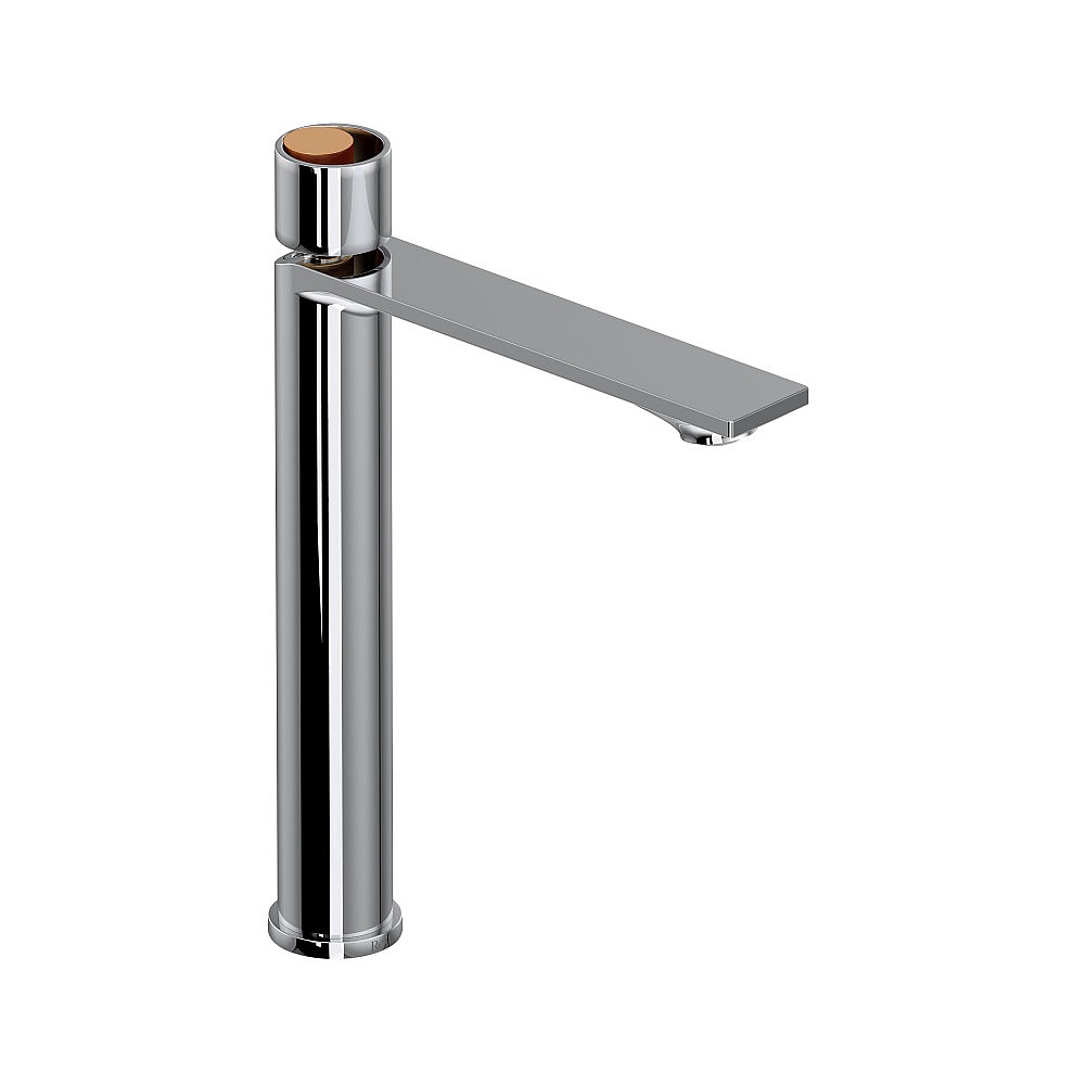 Rohl EC02D1IWPCG Eclissi™ Single Handle Tall Lavatory Faucet - Polished Chrome/Satin Gold