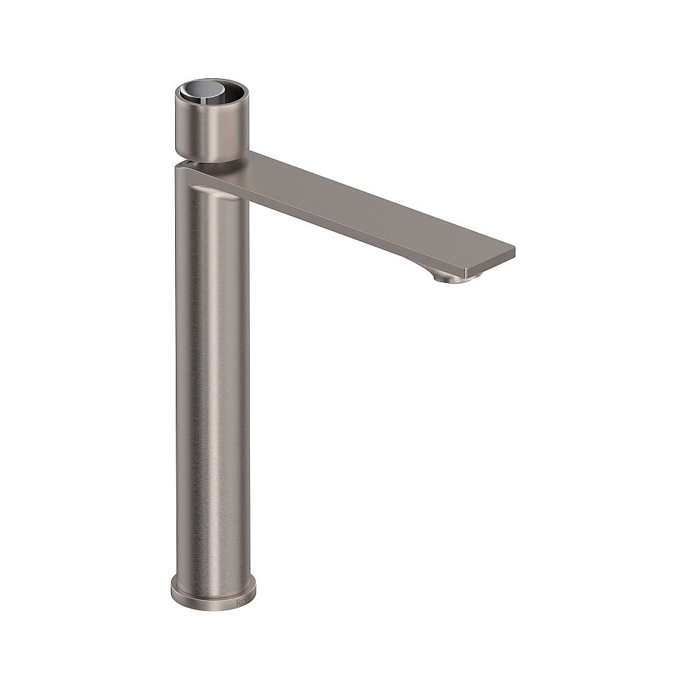 Rohl EC02D1IWSNC Eclissi™ Single Handle Tall Lavatory Faucet - Satin Nickel/Polished Chrome