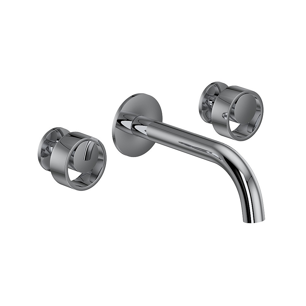 Rohl EC08W3IWAPC Eclissi™ Wall Mount Lavatory Faucet Trim With C-Spout - Polished Chrome