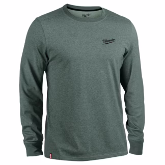Milwaukee 604E FREEFLEX™ Hybrid Long Sleeve Work Tee - Dark Green