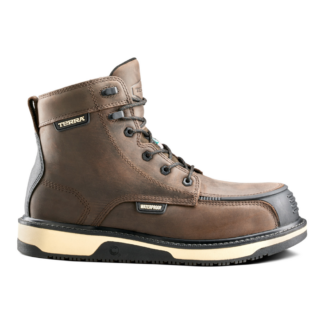 Terra 839GDB 6" Men's Ironstone Waterproof Composite Toe Safety Work Boot - Brown