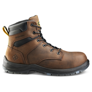 Terra 839BDB-10 6" Byrne Men's Waterproof Composite Toe Safety Work Boot, Size 10 - Dark Brown