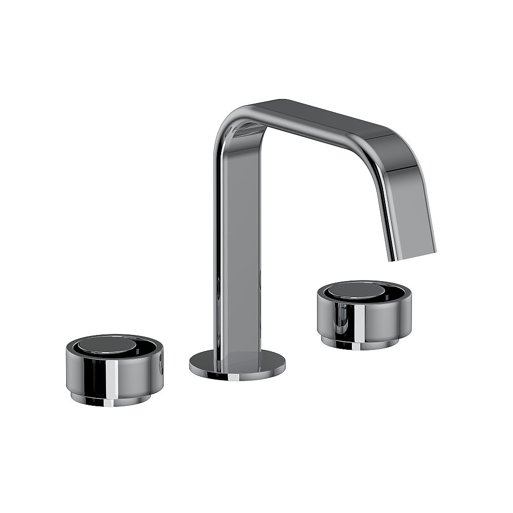 Rohl EC09D3IWAPC Eclissi™ Widespread Lavatory Faucet With U-Spout - Polished Chrome