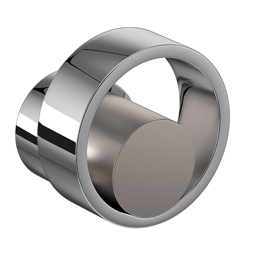 Rohl EC18W2IWPCN Eclissi™ Trim For Volume Control And Diverter - Polished Chrome/Satin Nickel