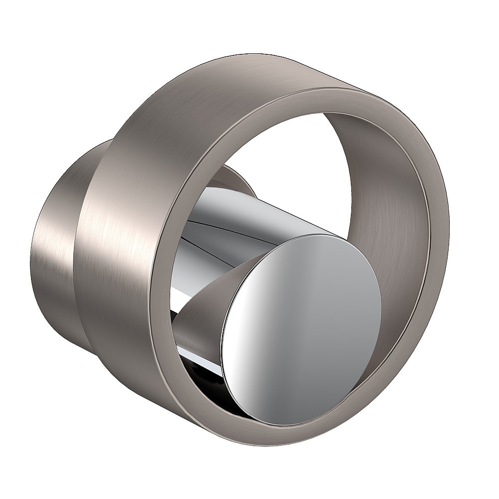 Rohl EC18W2IWSNC Eclissi™ Trim For Volume Control And Diverter - Satin Nickel/Polished Chrome