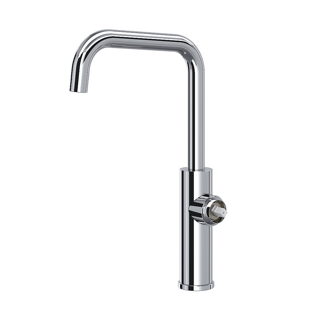 Rohl EC60D1APC Eclissi™ Bar/Food Prep Kitchen Faucet With U-Spout - Less Handle - Polished Chrome