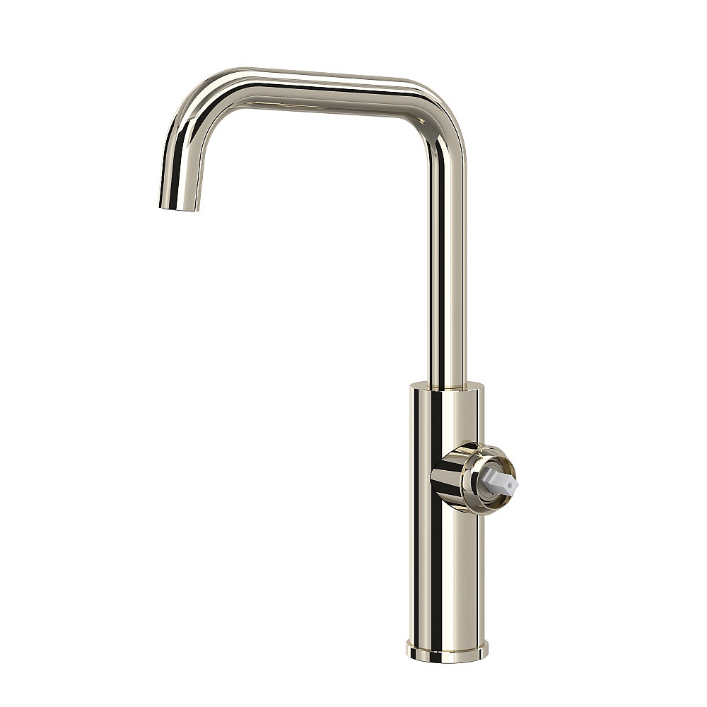 Rohl EC60D1PN Eclissi™ Bar/Food Prep Kitchen Faucet With U-Spout - Less Handle - Polished Nickel