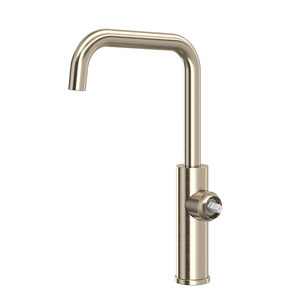Rohl EC60D1STN Eclissi™ Bar/Food Prep Kitchen Faucet With U-Spout - Less Handle - Satin Nickel