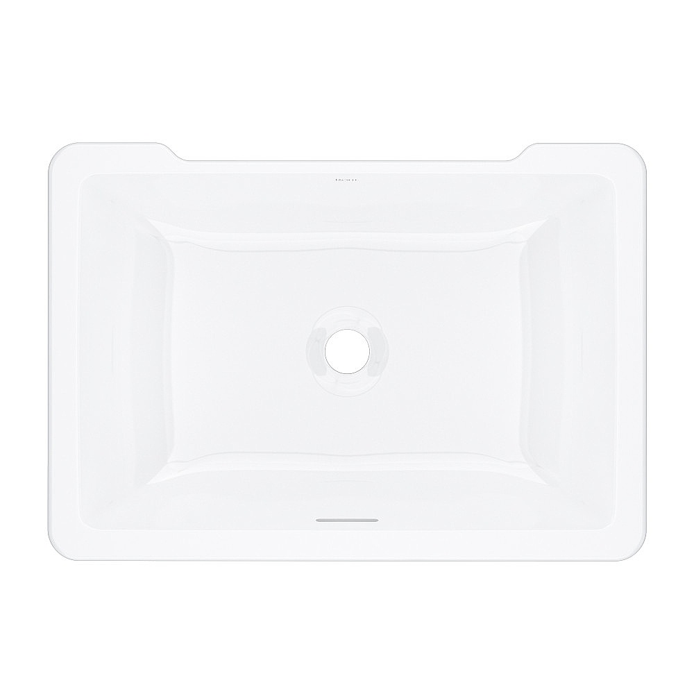 Rohl ERUB2216RTWH Eirene™ 22" x 16" Undermount Rectangular Lavatory Sink - White (WH)