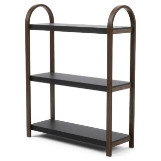 Umbra 1016838-048 Bellwood 3-Tier Bookshelf - Black/Walnut