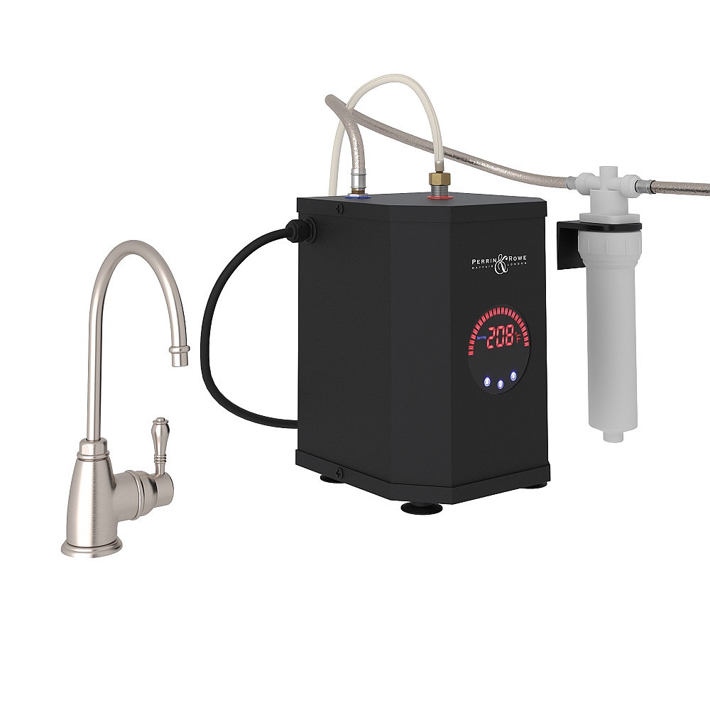 Rohl GKIT1655LMSTN-2 San Julio® Hot Water Dispenser, Tank And Filter Kit - Satin Nickel