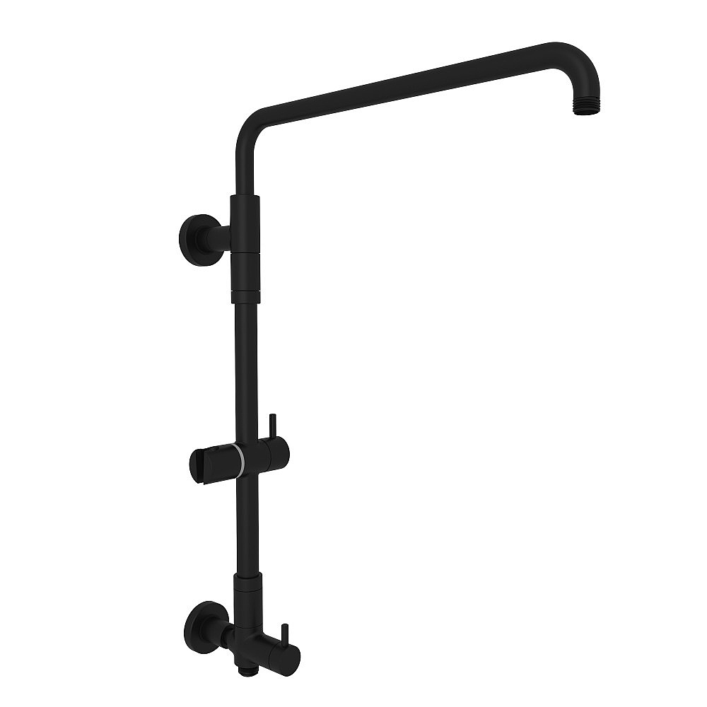 Rohl L0095MB Retro-Fit Shower Column Riser With Diverter - Matte Black