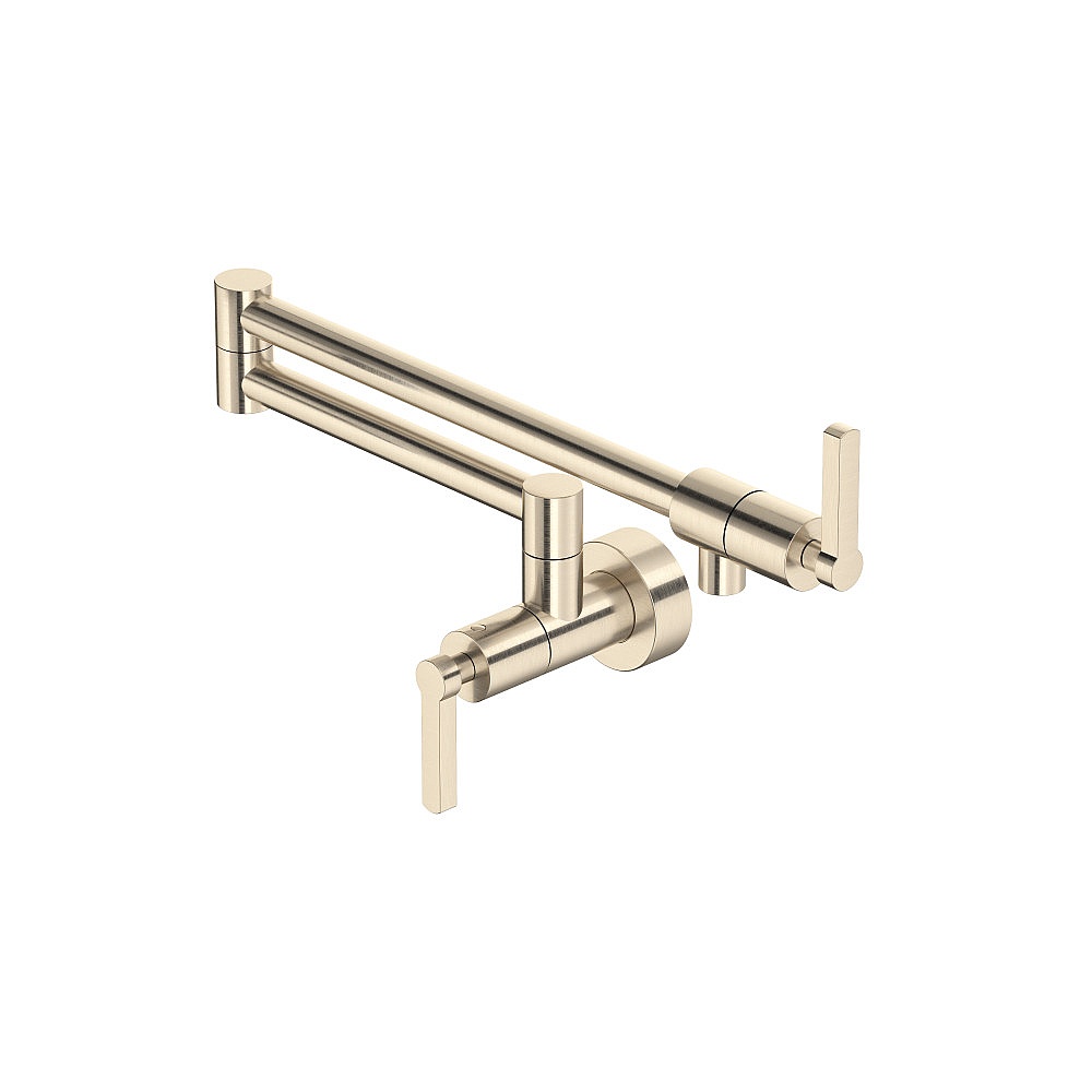 Rohl LB62W1LMSTN Lombardia® Pot Filler - Satin Nickel