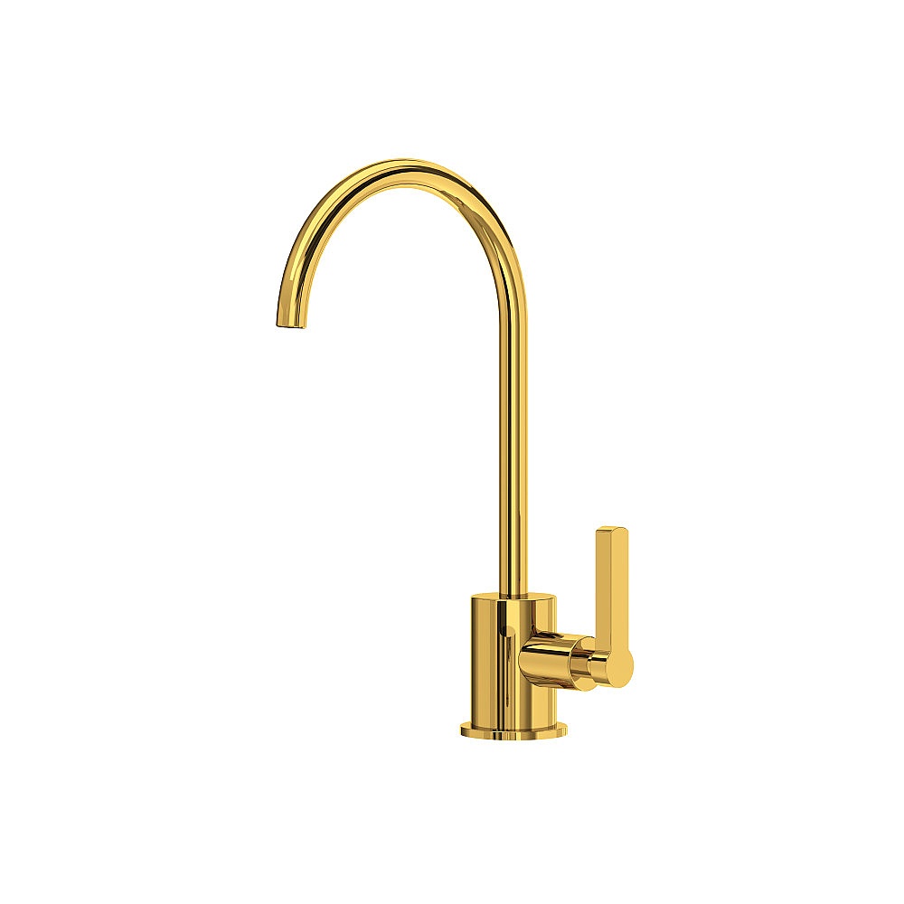 Rohl LB70D1LMULB Lombardia® Filter Kitchen Faucet - Unlacquered Brass