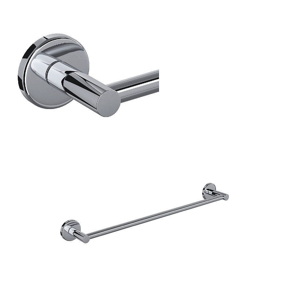 Rohl LO1/18APC Lombardia® 18" Towel Bar - Polished Chrome
