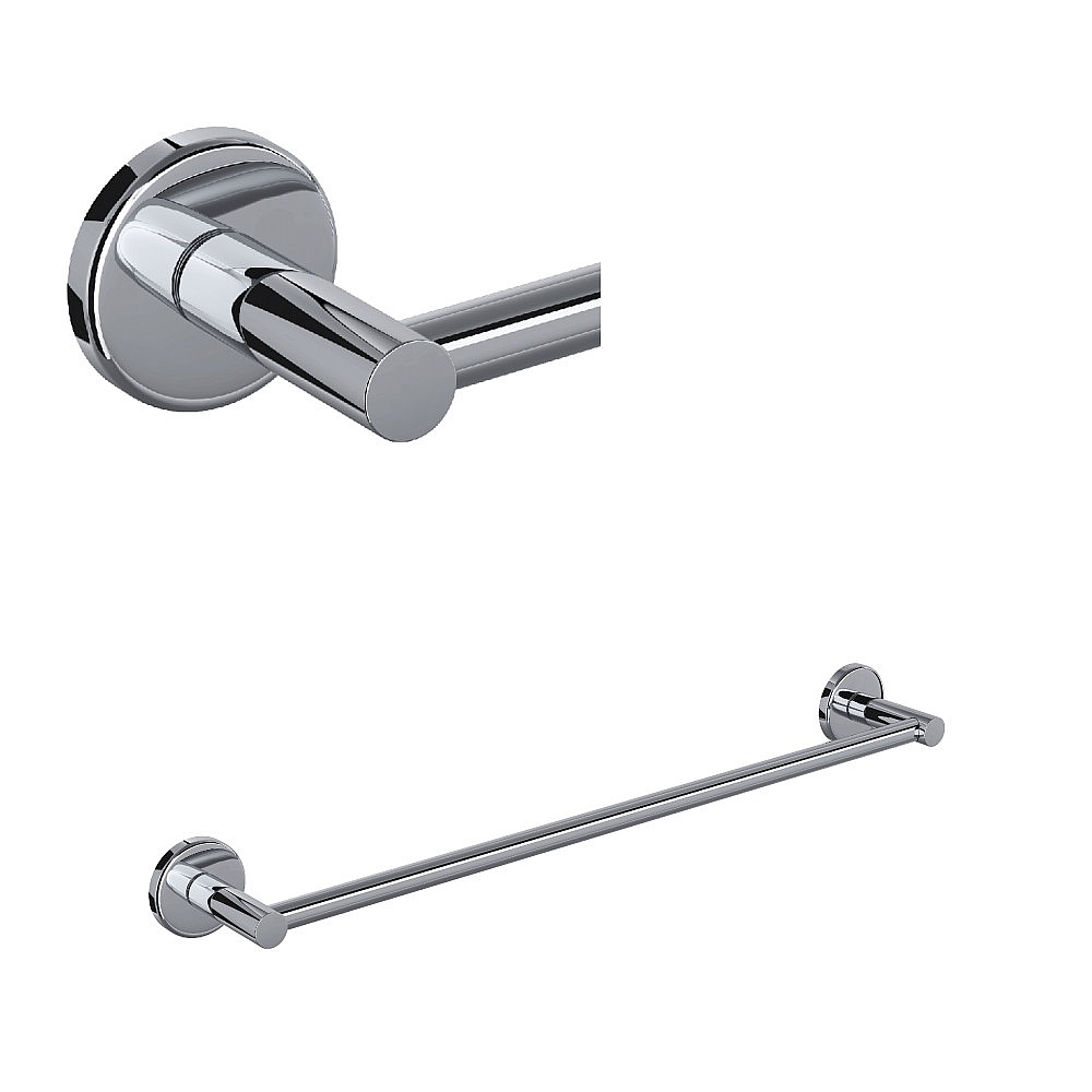 Rohl LO1/24APC Lombardia® 24" Towel Bar - Polished Chrome