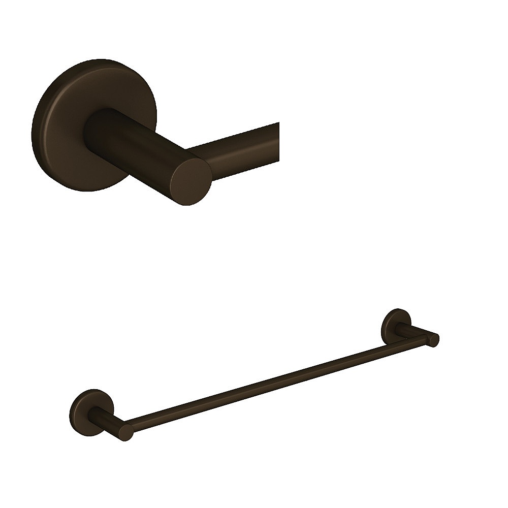 Rohl LO1/24TCB Lombardia® 24" Towel Bar - Tuscan Brass