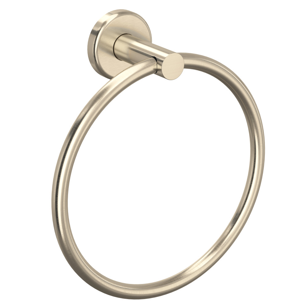 Rohl LO4STN Lombardia® Towel Ring - Satin Nickel