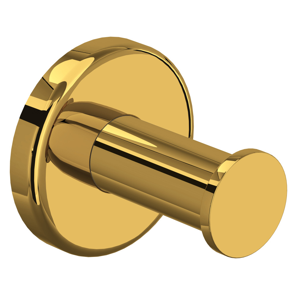 Rohl LO7ULB Lombardia® Robe Hook - Unlacquered Brass
