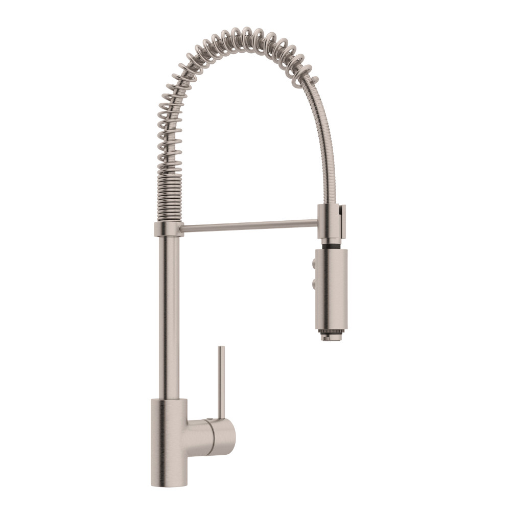 Rohl LS64L-STN-2 Pirellone™ Pre-Rinse Pull-Down Kitchen Faucet - Satin Nickel