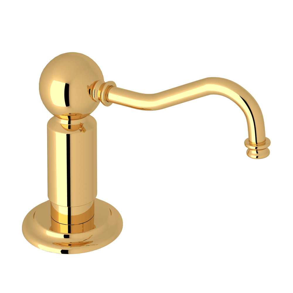 Rohl LS850PULB Soap Dispenser - Unlacquered Brass