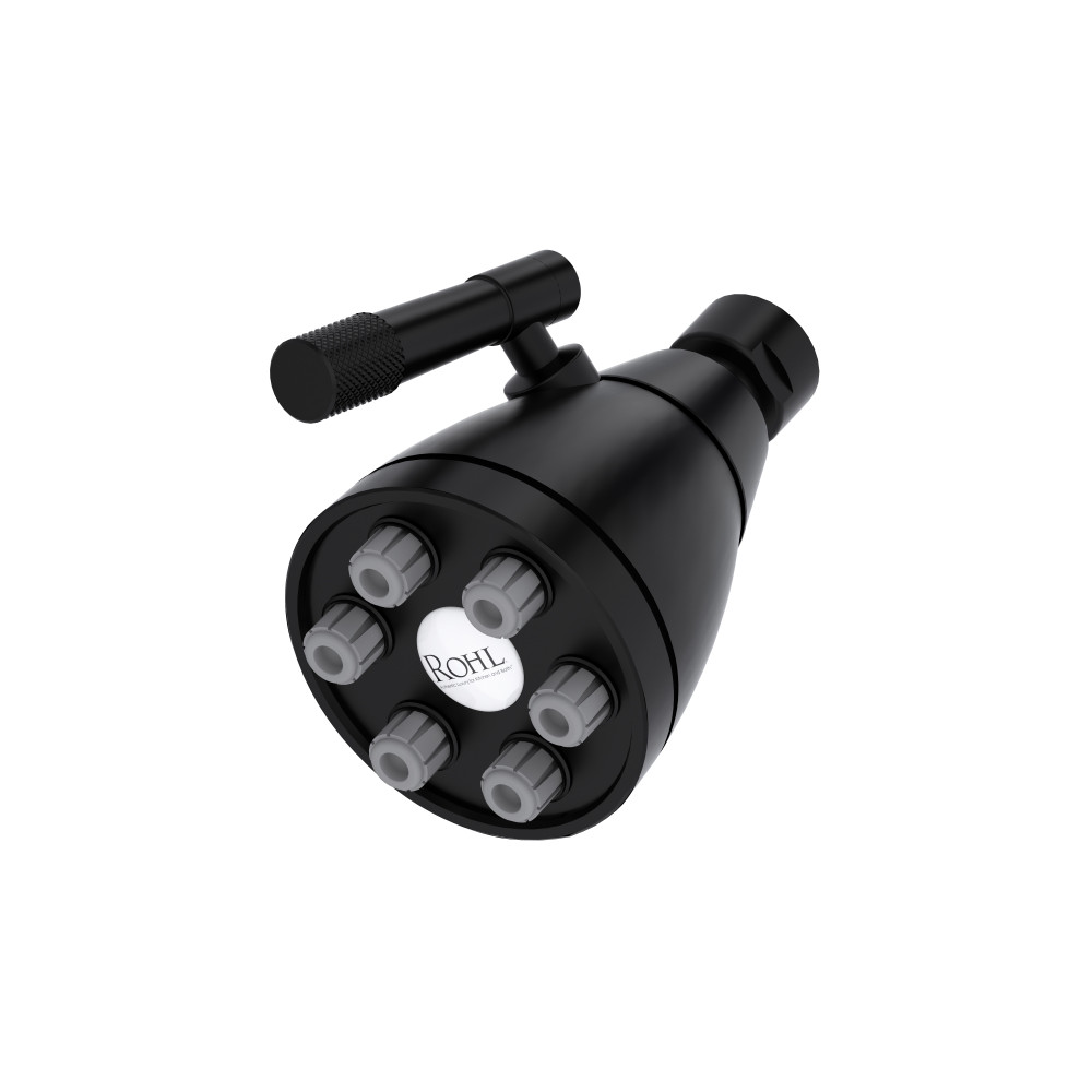 Rohl MB0190MB 3" Multi-Function Showerhead - Matte Black