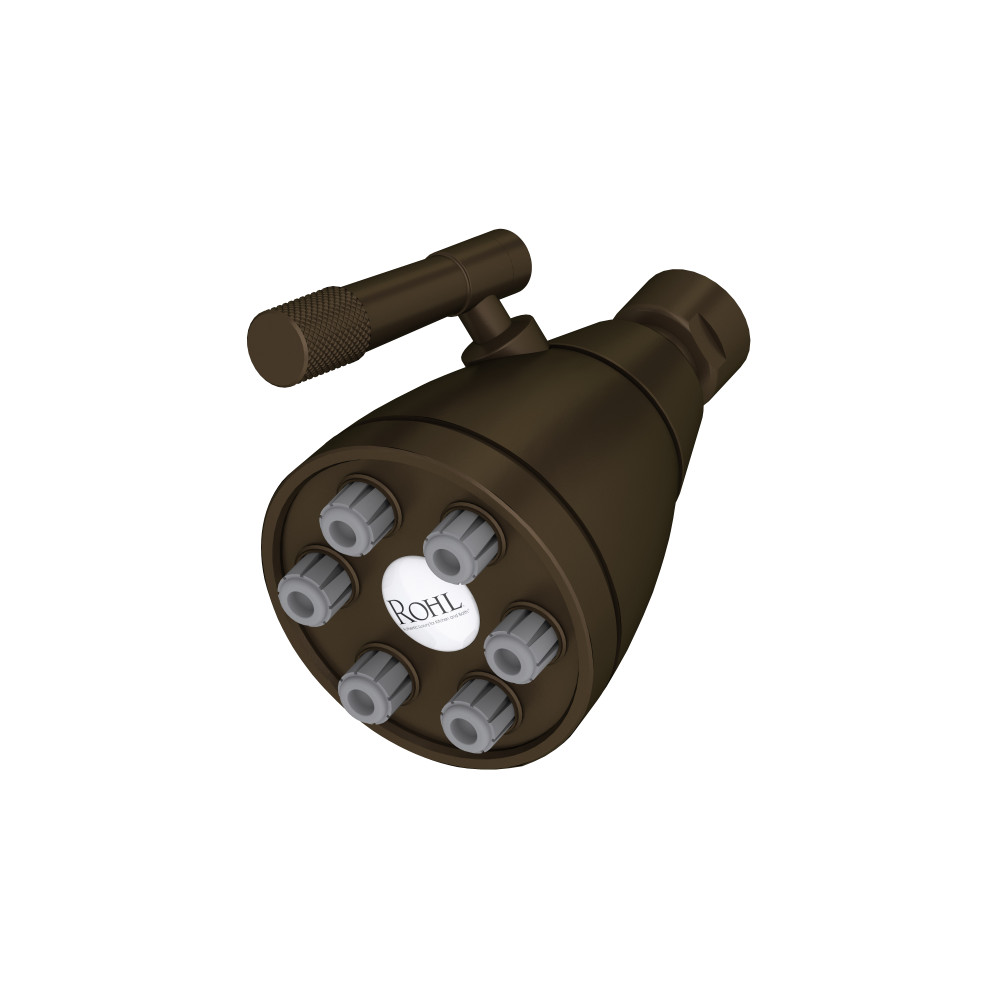 Rohl MB0190TCB 3" Multi-Function Showerhead - Tuscan Brass