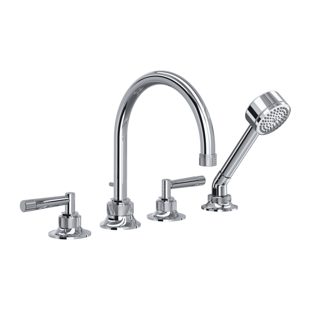 Rohl MB06D4LMAPC Graceline® 4-Hole Deck Mount Tub Filler - Polished Chrome
