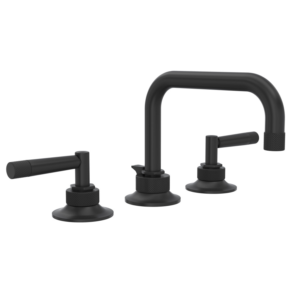 Rohl MB2009LMMB-2 Graceline® Widespread Lavatory Faucet With U-Spout - Matte Black