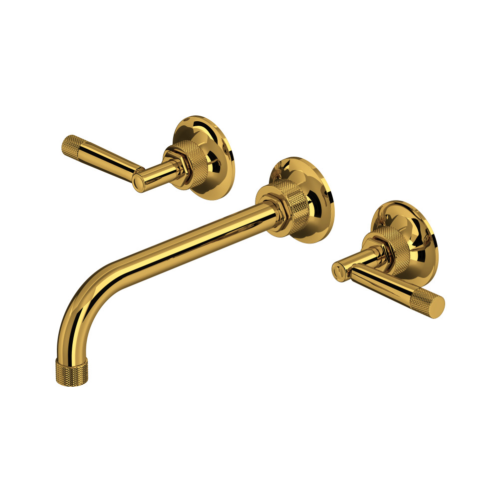 Rohl MB2037LMULBTO Graceline® Wall Mount Tub Filler Trim - Unlacquered Brass