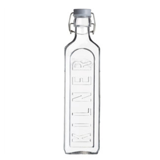 Kilner 0025006KN 600ml Square Clip-Top Bottle - Clear