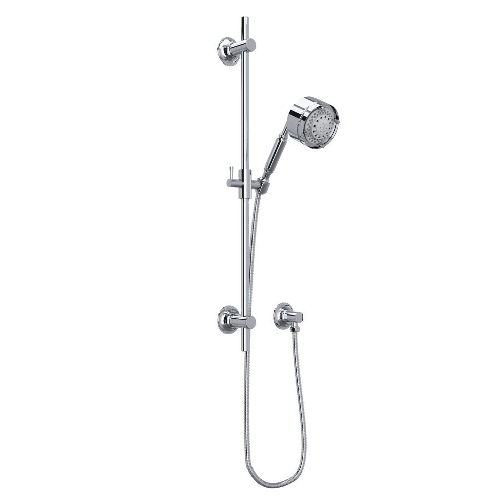 Rohl MB2046APC Graceline® Handshower Set With 24" Slide Bar and 5-Function Handshower - Polished Chrome