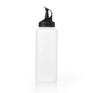 OXO 11219300G 12oz Chef's Squeeze Bottles - Black & Clear