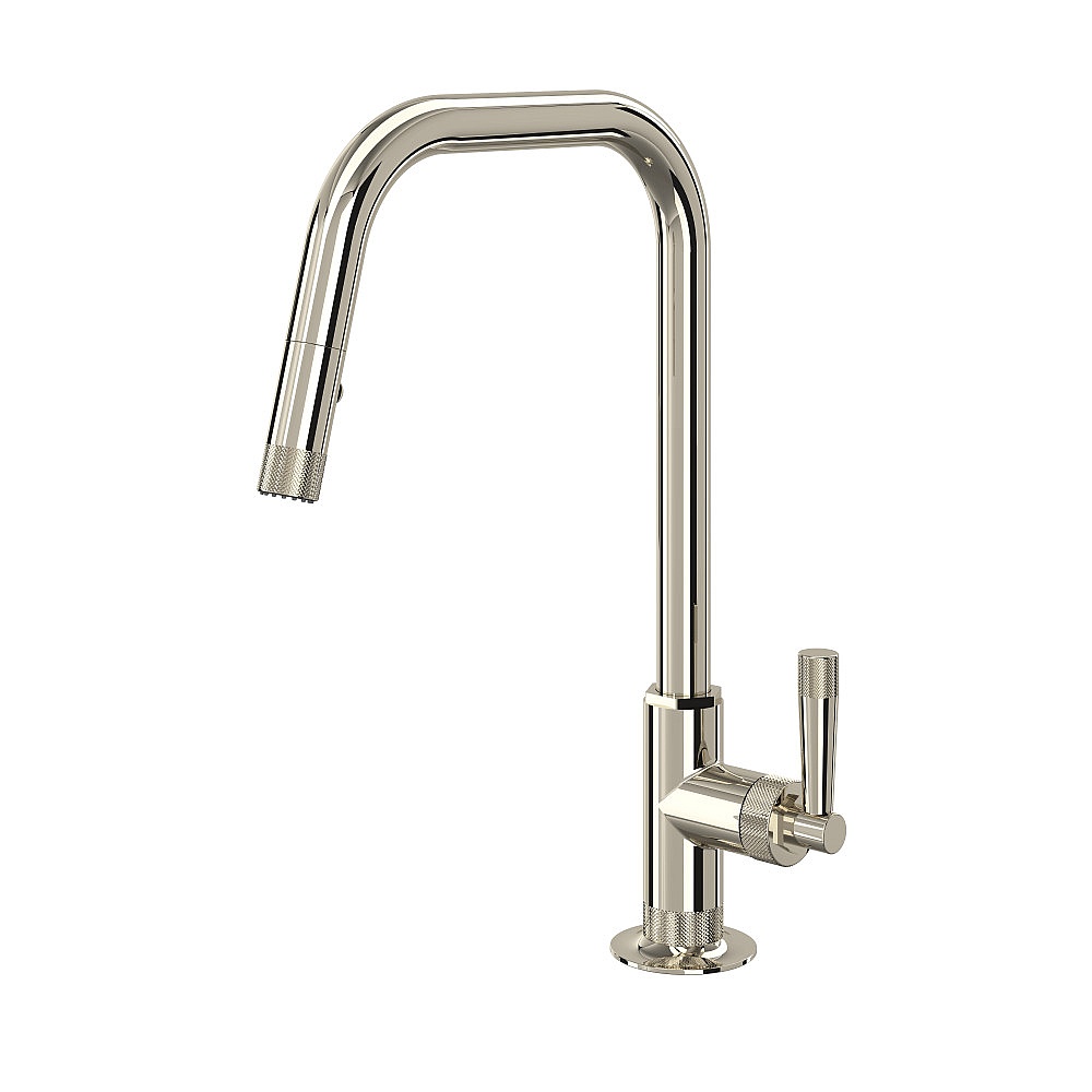 Rohl MB7956LMPN Graceline® Pull-Down Kitchen Faucet With U-Spout - Polished Nickel