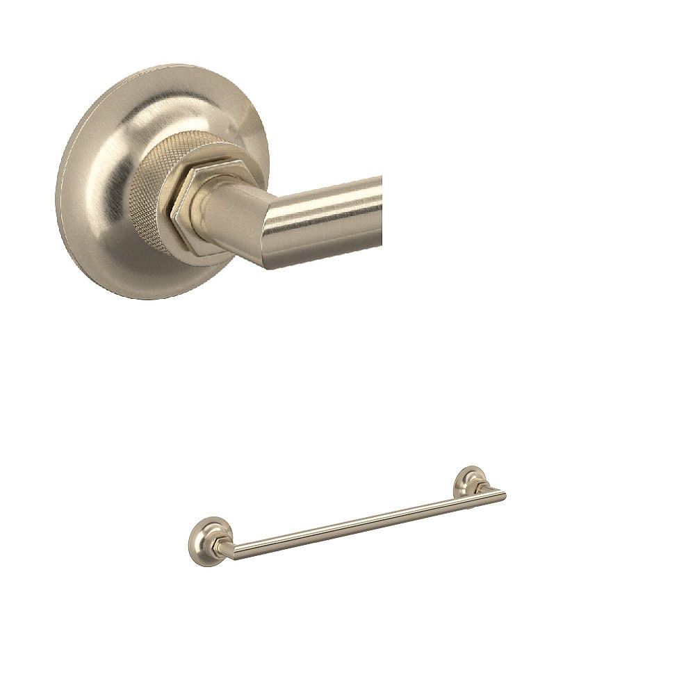 Rohl MBG1/18STN Graceline® 18" Towel Bar - Satin Nickel