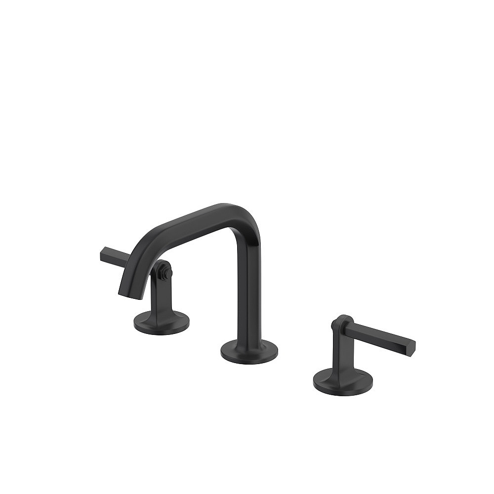Rohl MD09D3LMMB Modelle™ Widespread Lavatory Faucet With U-Spout - Matte Black