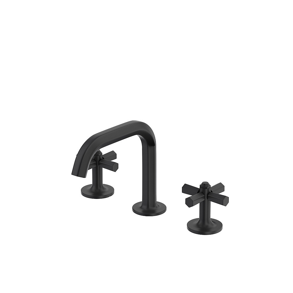 Rohl MD09D3XMMB Modelle™ Widespread Lavatory Faucet With U-Spout - Matte Black