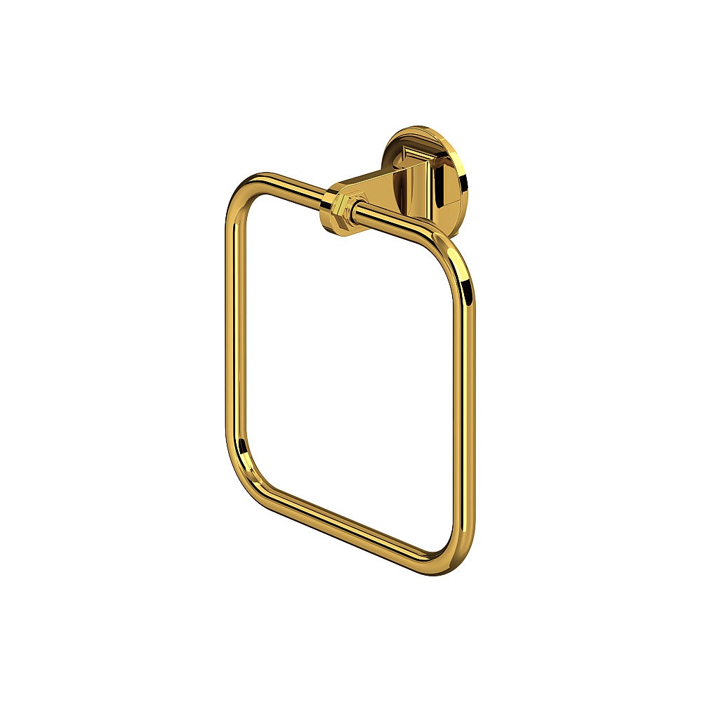 Rohl MD25WTRULB Modelle™ Towel Ring - Unlacquered Brass