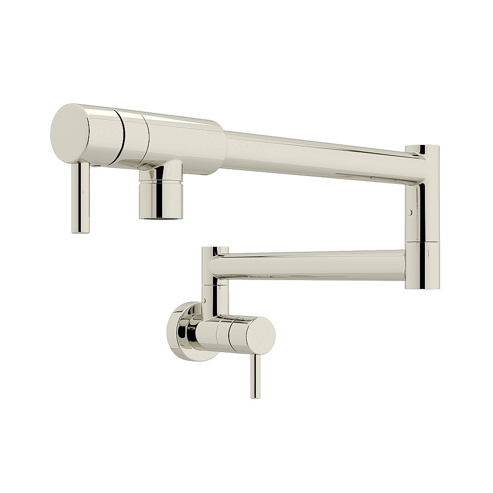 Rohl QL66L-PN-2 Lux Pot Filler - Polished Nickel