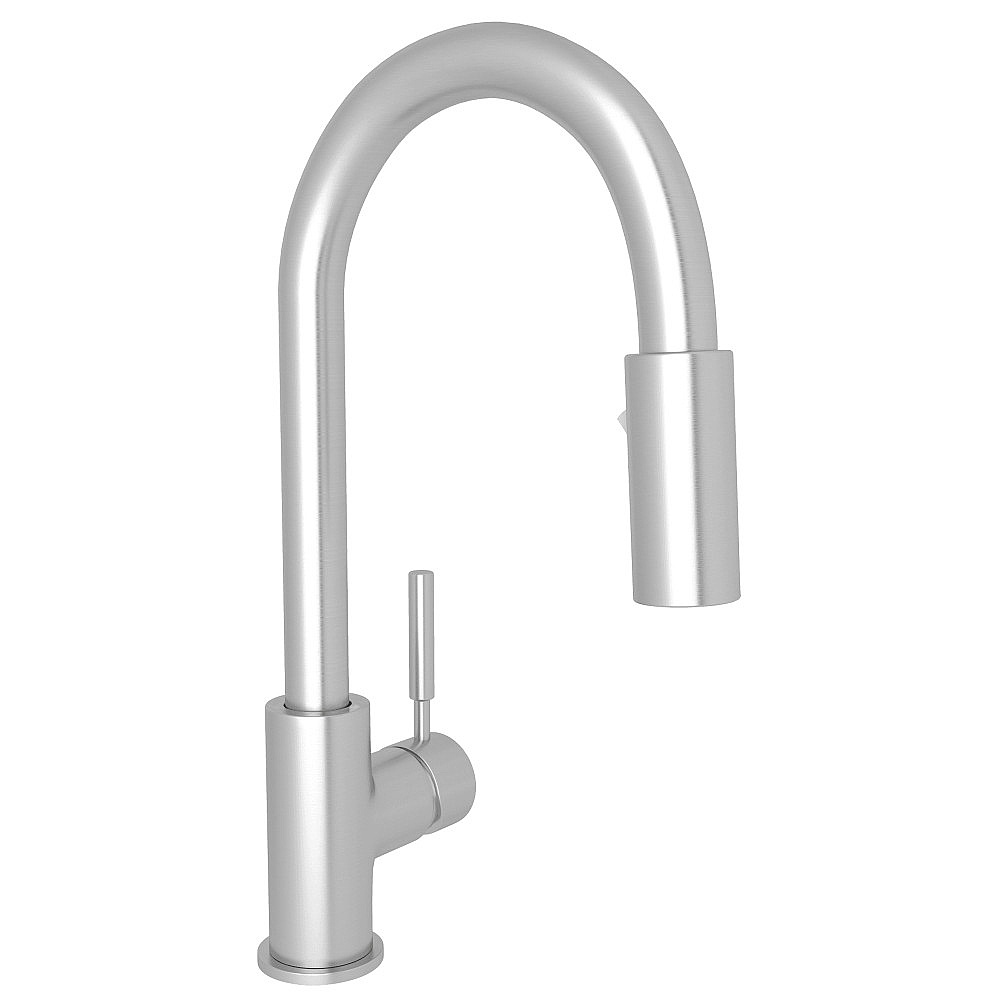 Rohl R7519SB Lux™ Pull-Down Bar/Food Prep Kitchen Faucet - Brushed Stainless Steel