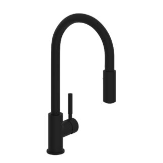 Rohl R7520MB Lux™ Pull-Down Kitchen Faucet - Matte Black